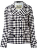 check double-breasted jacket