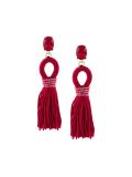 tassel clip-on earrings