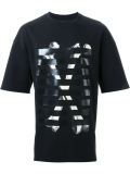 striped bone print T-shirt