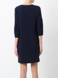 blouse flared dress