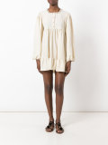 studded trim dress 