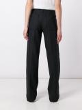 frayed flared trousers
