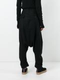 drop-crotch trousers
