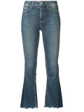 flared cropped jeans