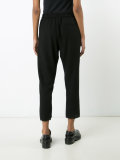 tapered cropped trousers
