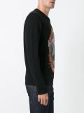skull print sweatshirt 