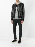lightning bolt leather jacket