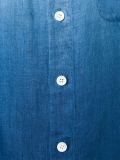 degradé mandarin collar shirt