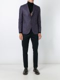 woven single breasted blazer