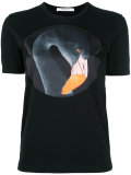 flamingo print T-shirt
