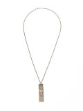plaque pendant necklace
