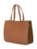 metallic detail tote