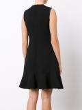 peplum hem dress