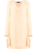 silk shift dress