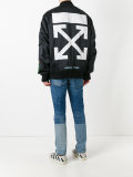 tiger embroidered bomber jacket