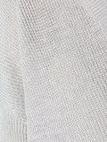 V-neck ribbed jumper