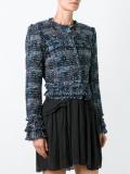 layered cuffs fitted jacket