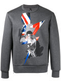 British rock band print sweatshirt
