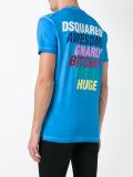 slogan print T-shirt