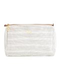 open knit pouch