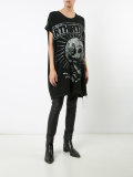oversized cut-off T-shirt dress