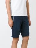 zip pocket casual shorts
