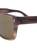 transparent square frame sunglasses