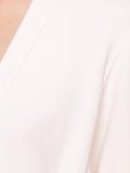 V-neck belted dress
