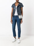 short-sleeved puffer jacket