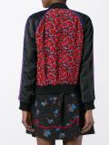 floral print bomber jacket