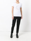 floral beads T-shirt 