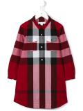 checked shirt dress