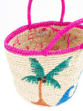 Pink trim tote 