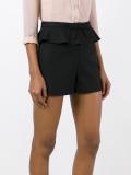 bow detail frilled shorts