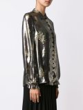 metallic effect shirt