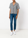 checked shortsleeved shirt