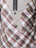 checked patchwork shirt