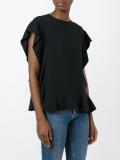 ruffled T-shirt