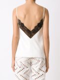 lace panel blouse