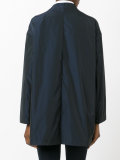 minimal asymmetric front jacket