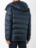 zipped hooded jacket