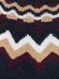 chevron knitted dress