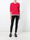 polka dot longsleeved T-shirt 