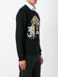 ethnic print jumper