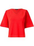 v-neck knit blouse