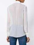 pleated bib shirt