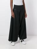 high-waisted palazzo pants