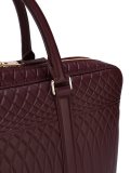 embossed detailing briefcase