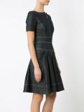 denim short sleeve dress