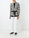 striped cardigan